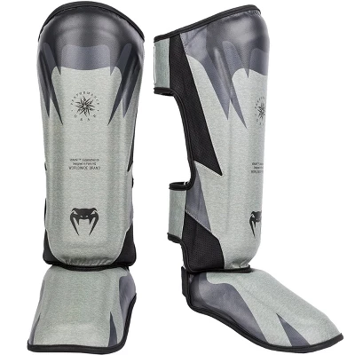Venum Stone Protective MMA Shin Instep Guards - Mineral Green - Image 3