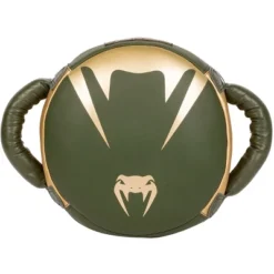 Venum Pro Boxing Mini Round Punch Shield - Khaki/Gold