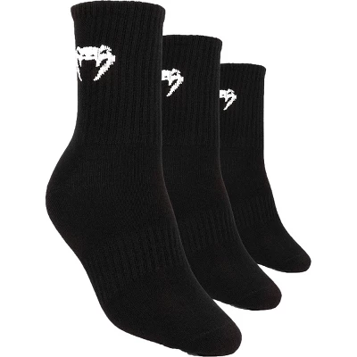 Venum Classic Socks 3-Pack - Black/White - Image 5
