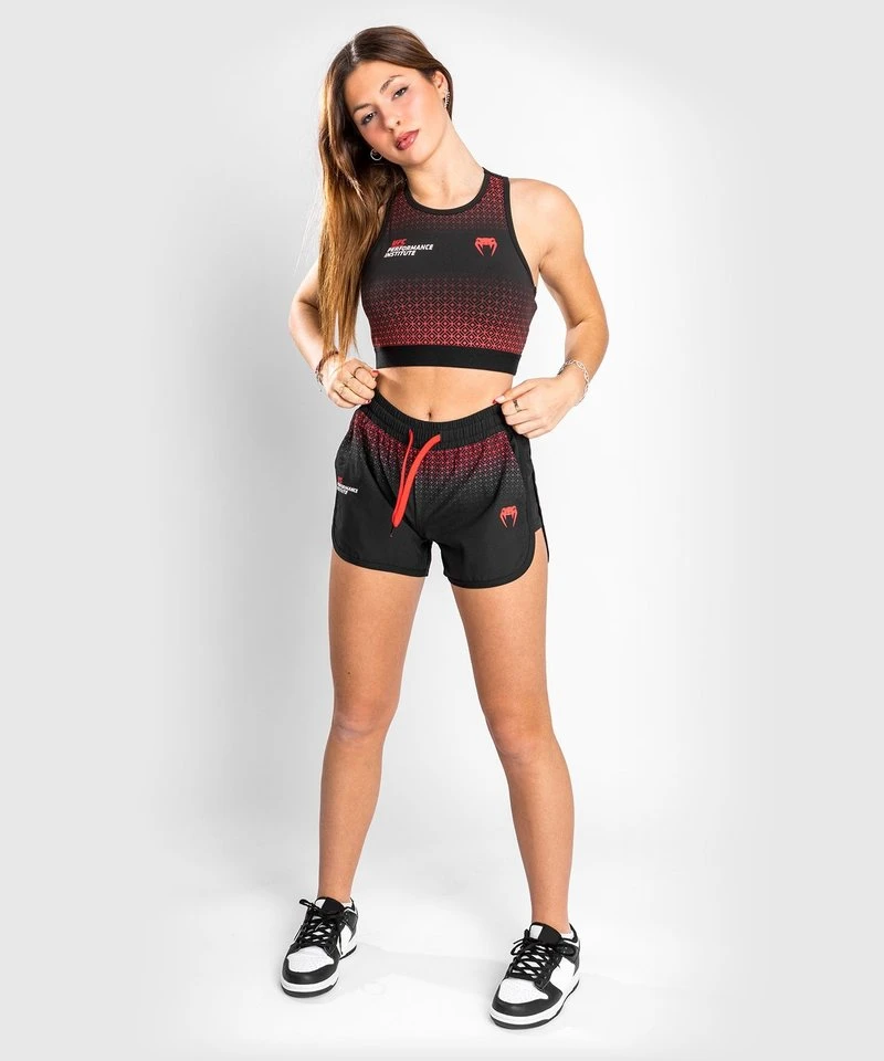 UFC Venum Performance Institute Trainingsshort Dames Zwart Rood - Image 7