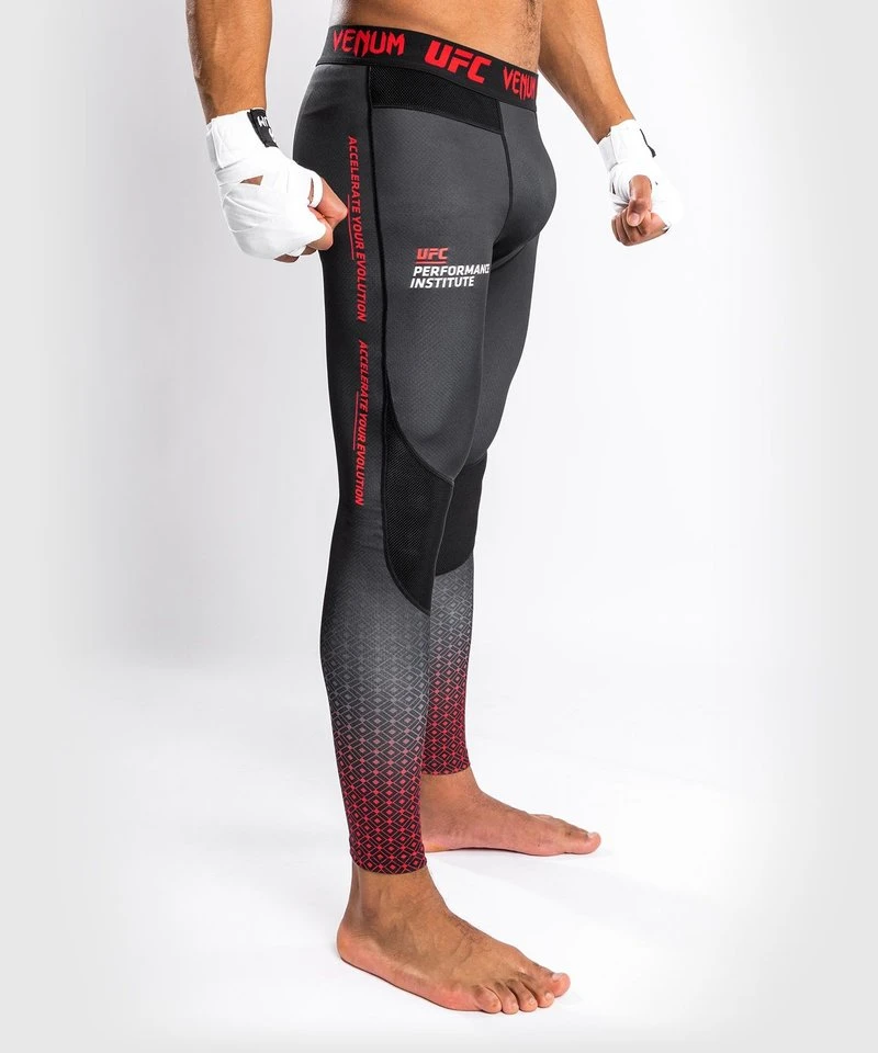 UFC X VENUM Performance Institute Sportlegging Spats Zwart Rood - Image 8
