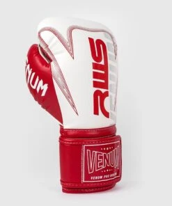RWS X Venum Muay Thai Bokshandschoenen Wit Rood