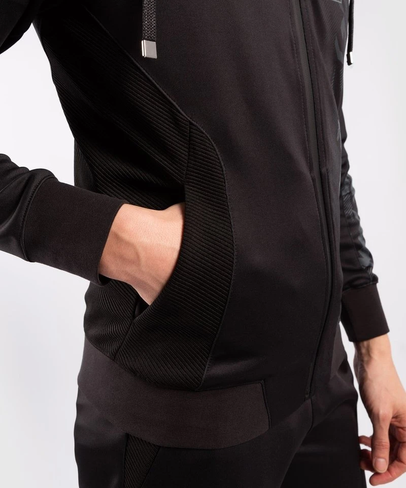 UFC Venum Authentic Fight Week Hoodie Met Rits Zwart - Image 3