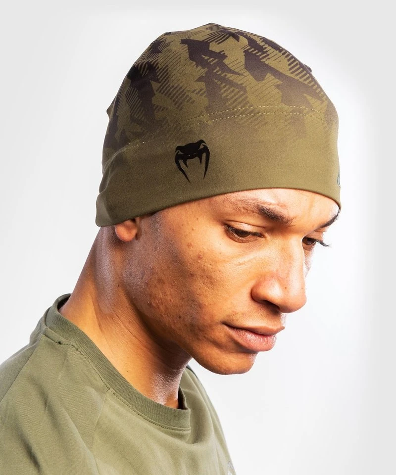 UFC Venum Authentic Fight Week Unisex Performance Beanie Khaki