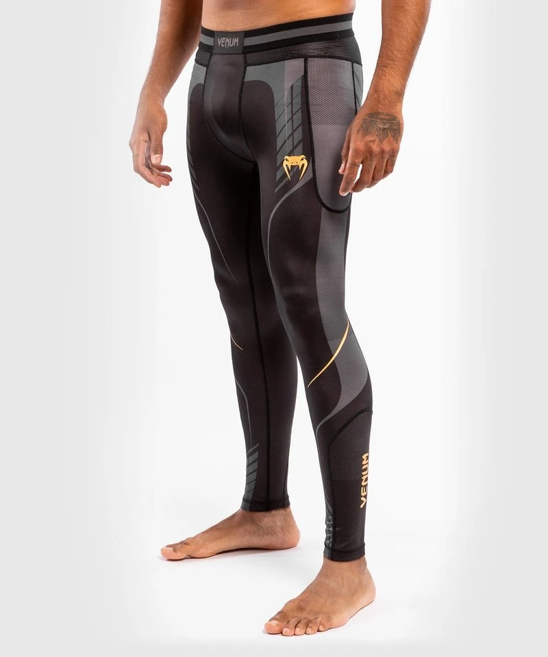 Venum Athletics Sportlegging Compression Pants Zwart Goud