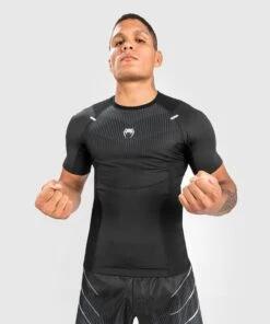 Venum Biomecha Rashguard S/S Zwart Grijs