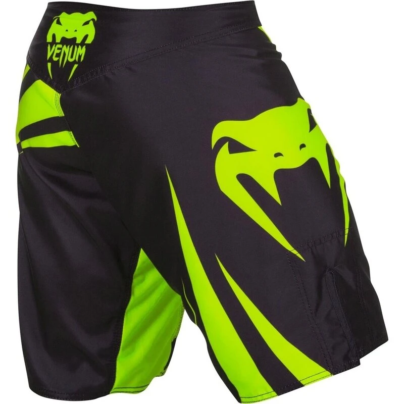 Venum Challenger Fightshort Zwart Neo Geel - Image 6