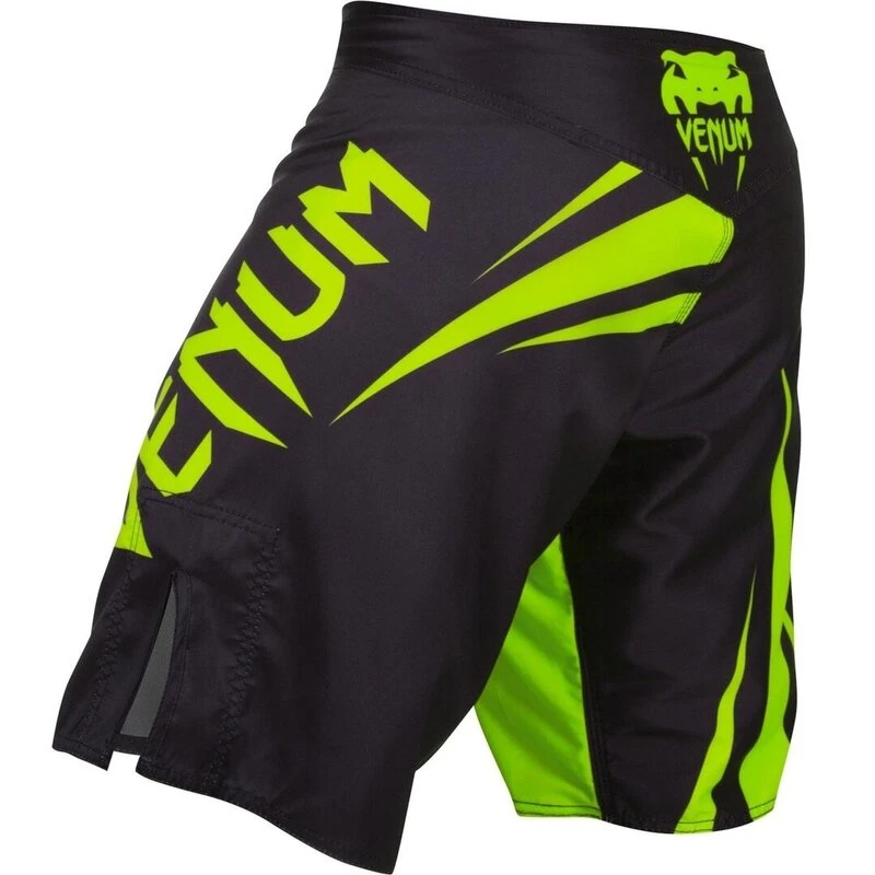 Venum Challenger Fightshort Zwart Neo Geel - Image 8