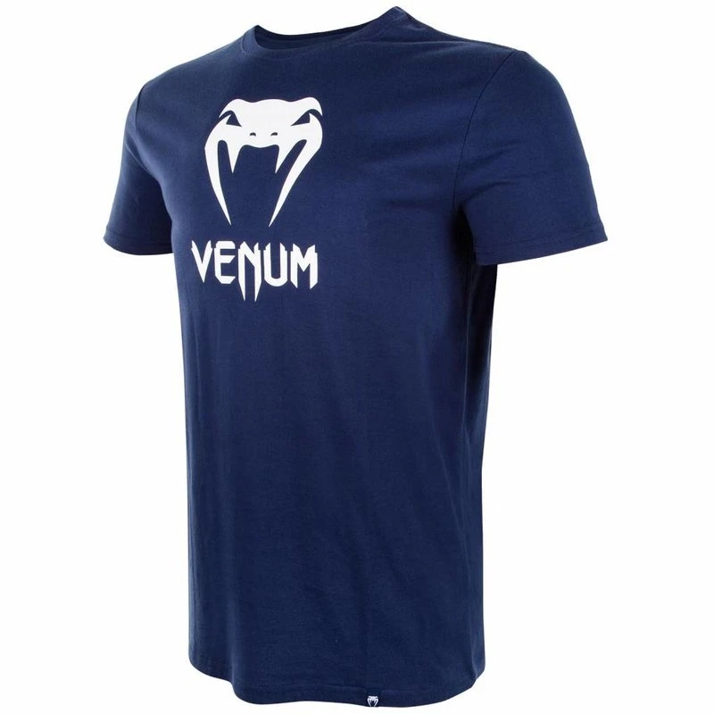 Venum Classic T Shirt Navy Blue Venum Vechtsport Kleding - Image 2