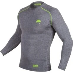 Venum Contender 3.0 Compression T Shirts L/S Grijs