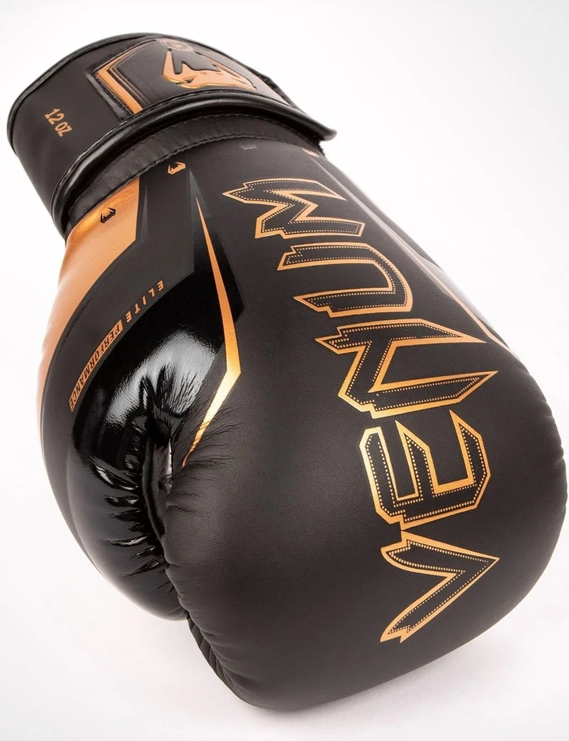 Venum Elite Evo Bokshandschoenen Zwart Brons - Image 10