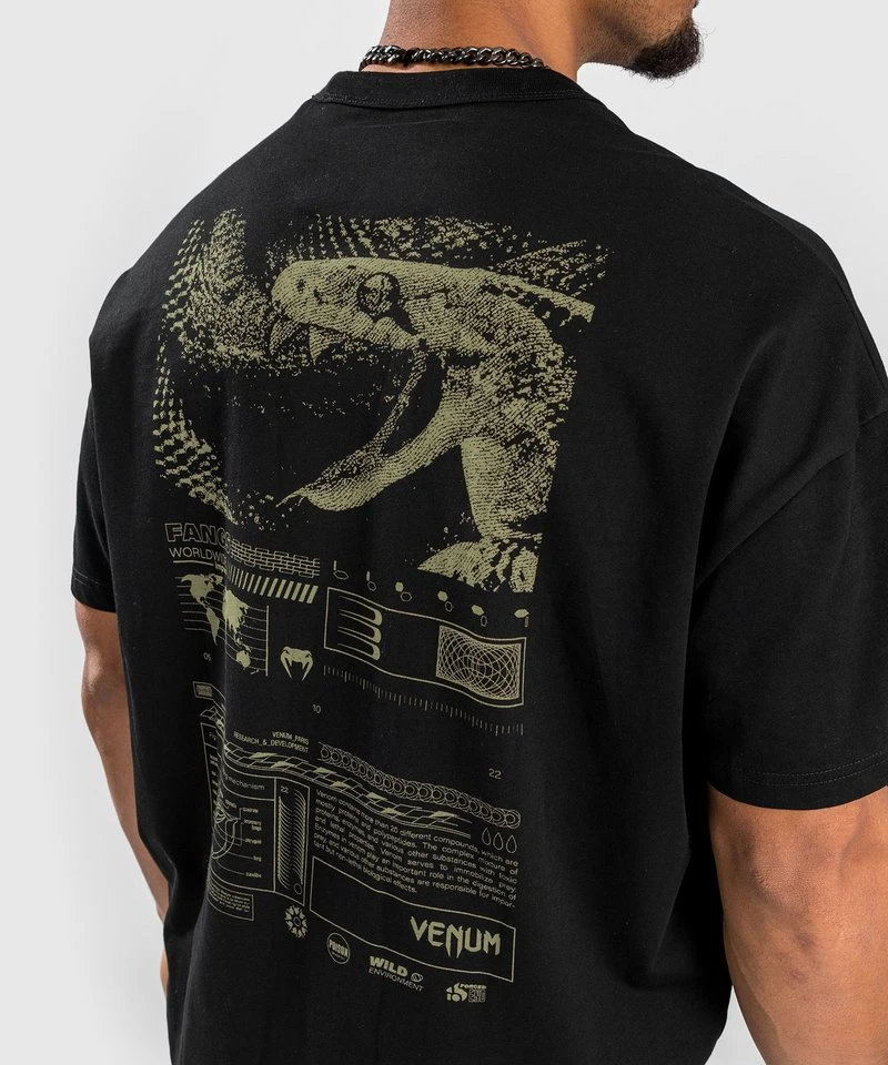 Venum Fangs T-shirt Oversized Pasvorm Zwart - Image 3