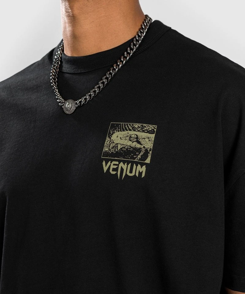 Venum Fangs T-shirt Oversized Pasvorm Zwart - Image 7