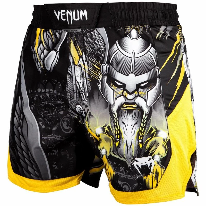 Venum Fight Shorts Viking 2.0 Zwart Geel - Image 6