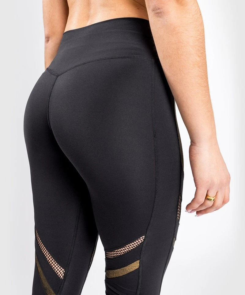 Venum Lightning Legging 7/8 Dames Zwart Goud - Image 2