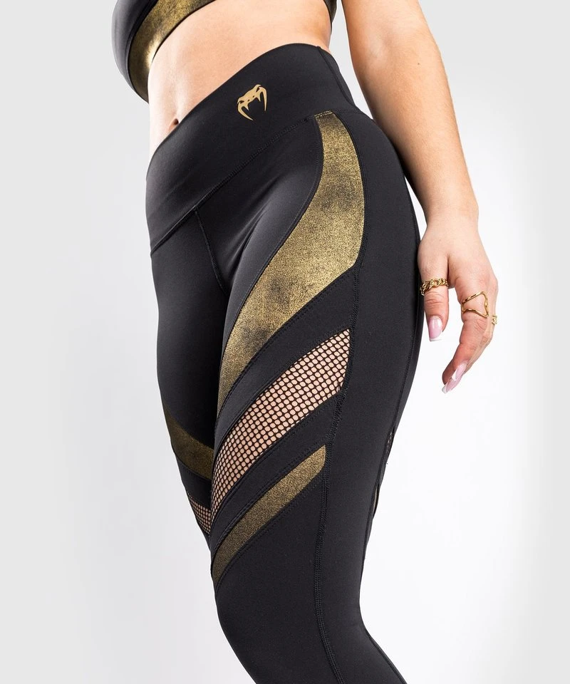 Venum Lightning Legging 7/8 Dames Zwart Goud - Image 4