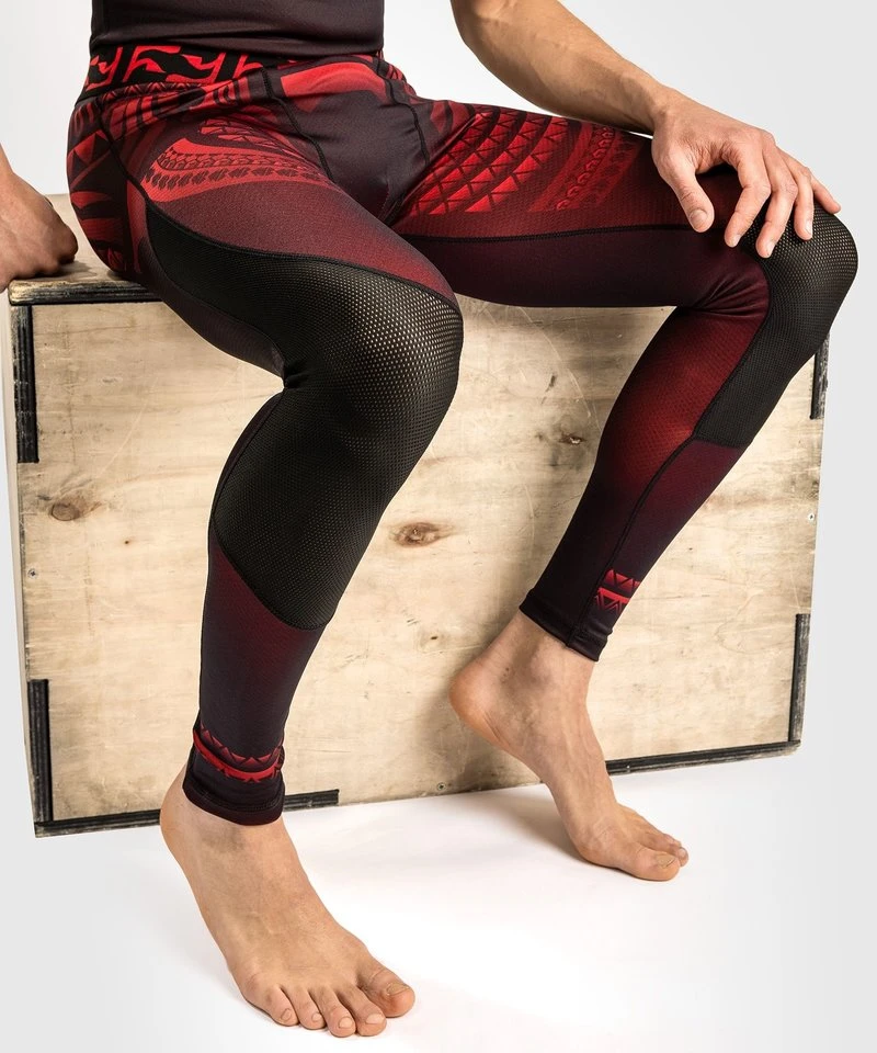 Venum Nakahi Sports Legging Spats Zwart Rood - Image 2