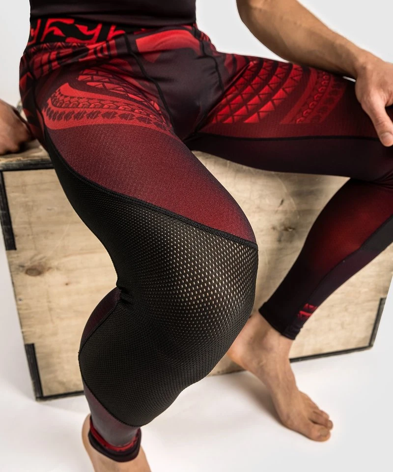 Venum Nakahi Sports Legging Spats Zwart Rood - Image 7