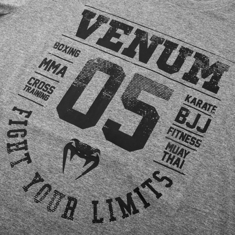 Venum Origins T-shirt Grijs Zwart Venum Kleding - Image 3