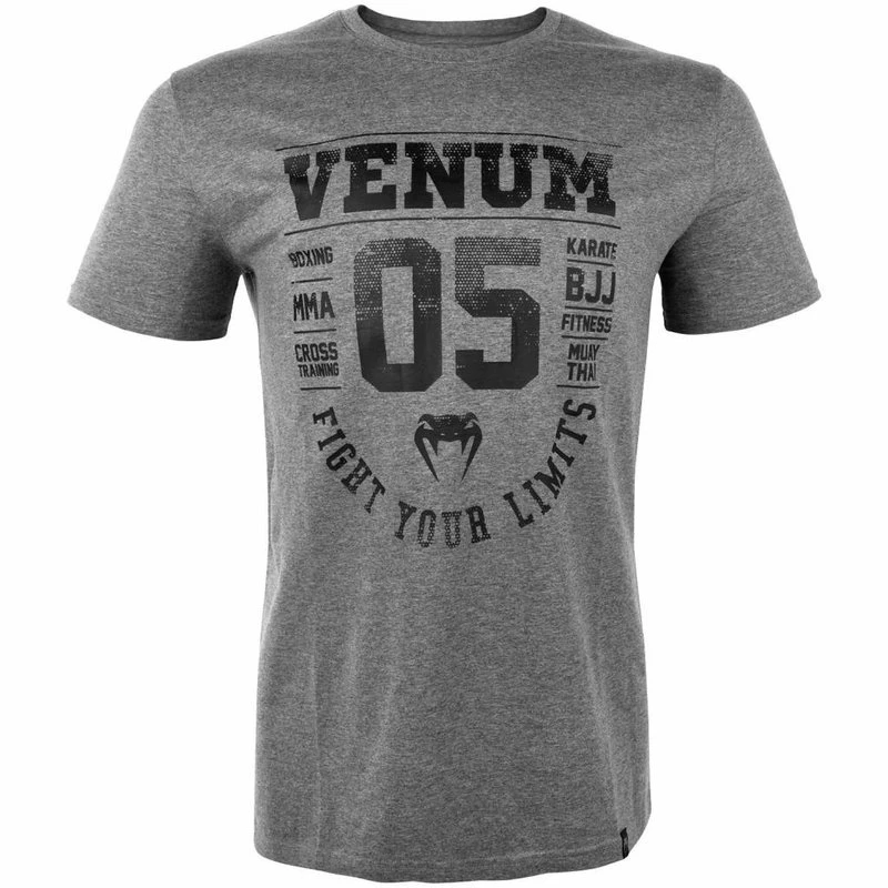 Venum Origins T-shirt Grijs Zwart Venum Kleding - Image 5