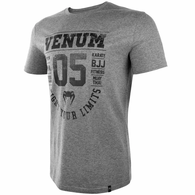 Venum Origins T-shirt Grijs Zwart Venum Kleding - Image 7
