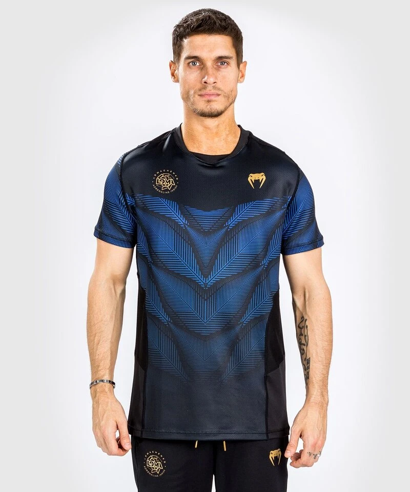 Venum Phantom Loma Dry Tech T-Shirt Zwart Blauw - Image 4