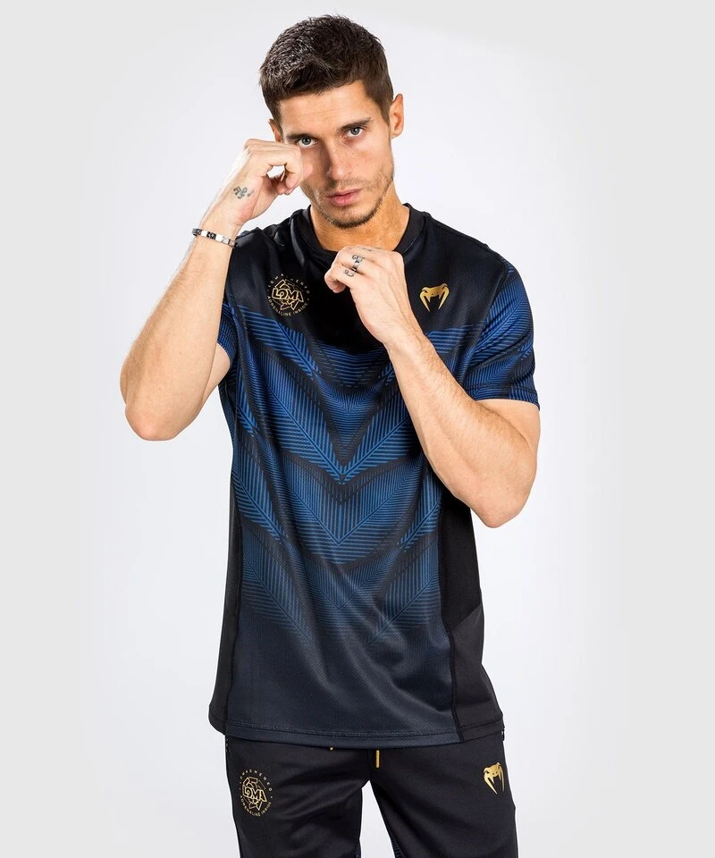 Venum Phantom Loma Dry Tech T-Shirt Zwart Blauw - Image 7