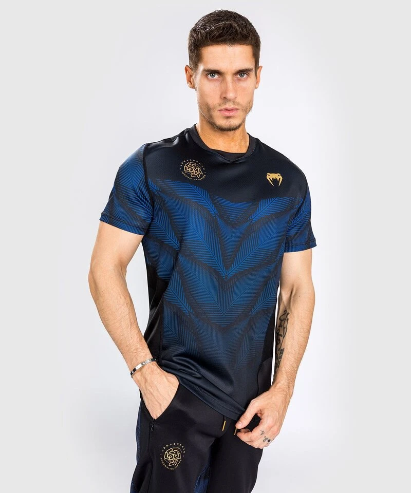 Venum Phantom Loma Dry Tech T-Shirt Zwart Blauw