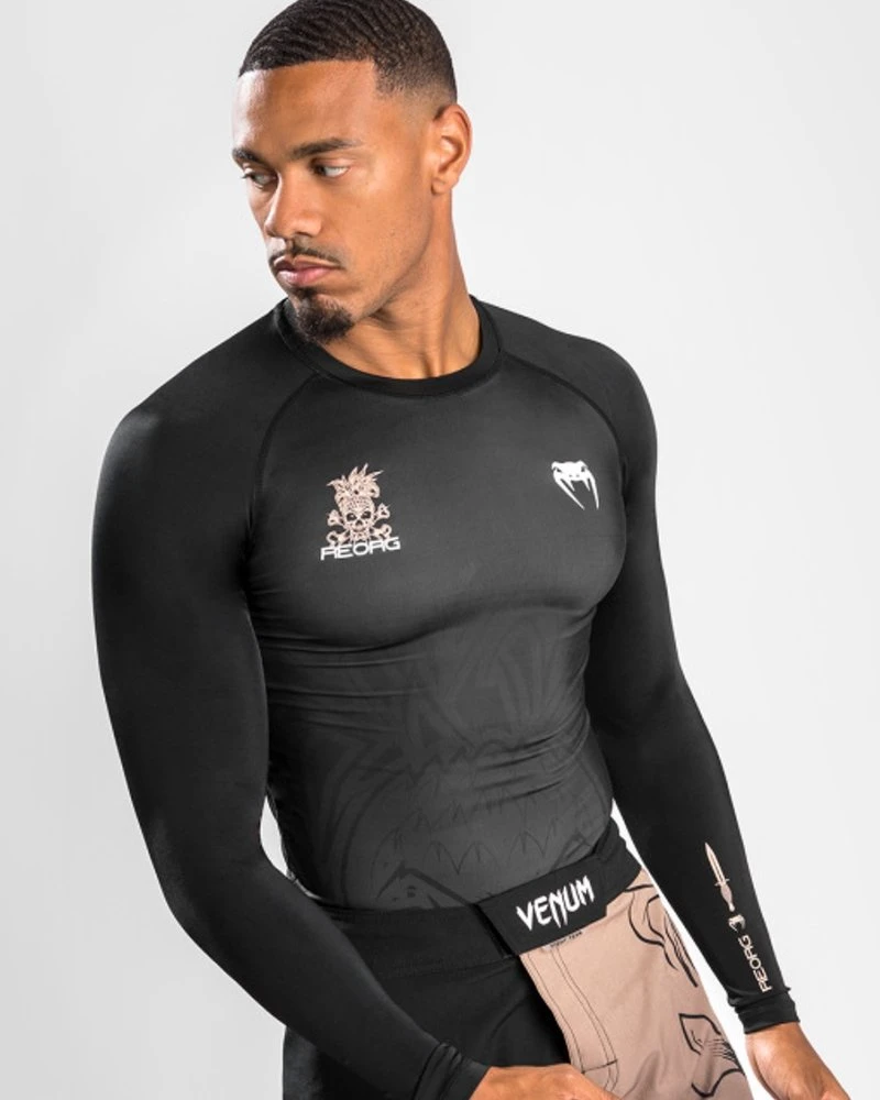 Venum Reorg Rash Guard Lange Mouwen Zwart - Image 3