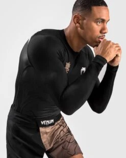 Venum Reorg Rash Guard Lange Mouwen Zwart