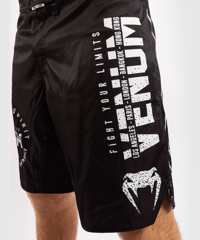 Venum SIGNATURE MMA Fightshorts Zwart Wit - Image 4