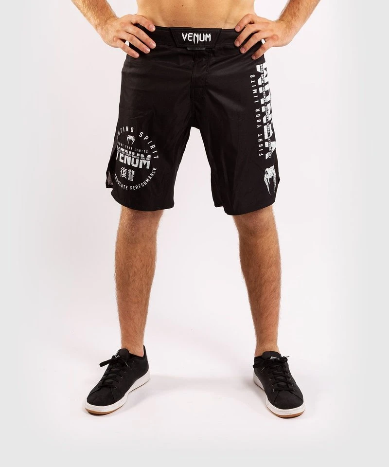 Venum SIGNATURE MMA Fightshorts Zwart Wit - Image 9