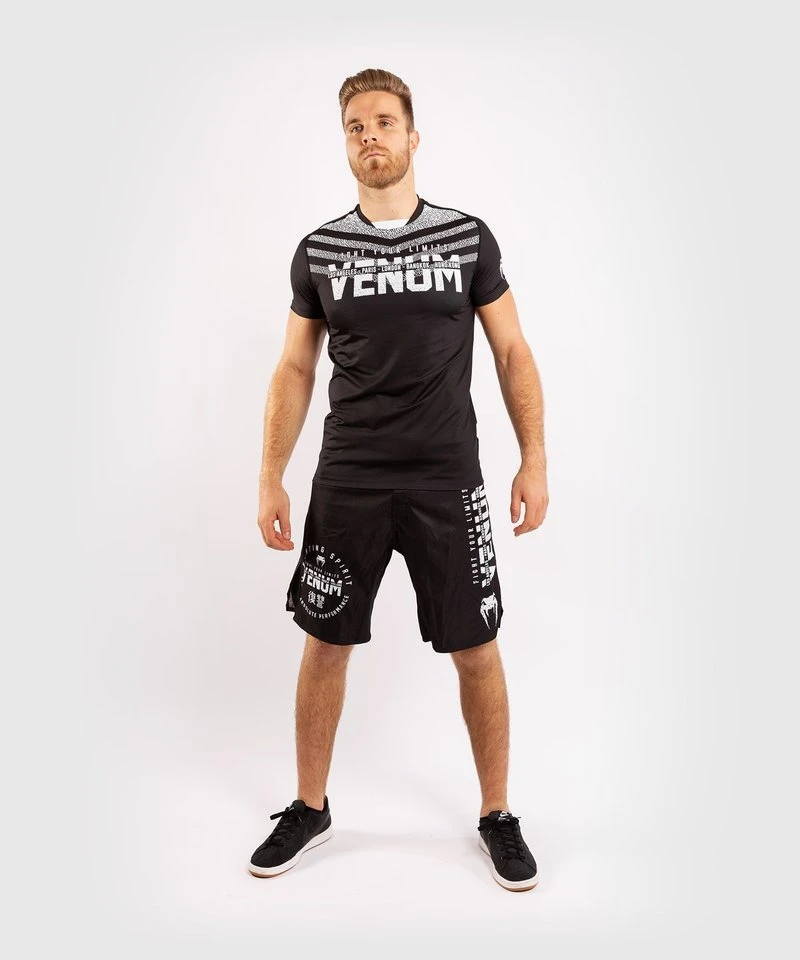 Venum SIGNATURE MMA Fightshorts Zwart Wit - Image 10