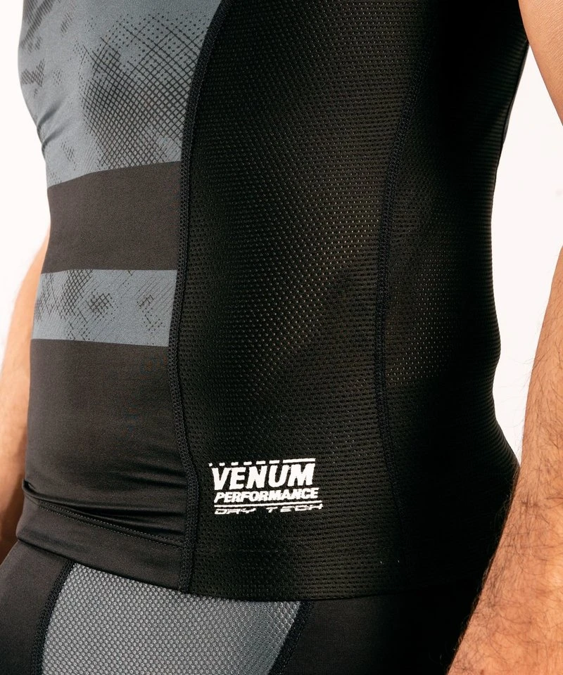 Venum SKY247 Rash Guard Korte Mouw Zwart Grijs - Image 2