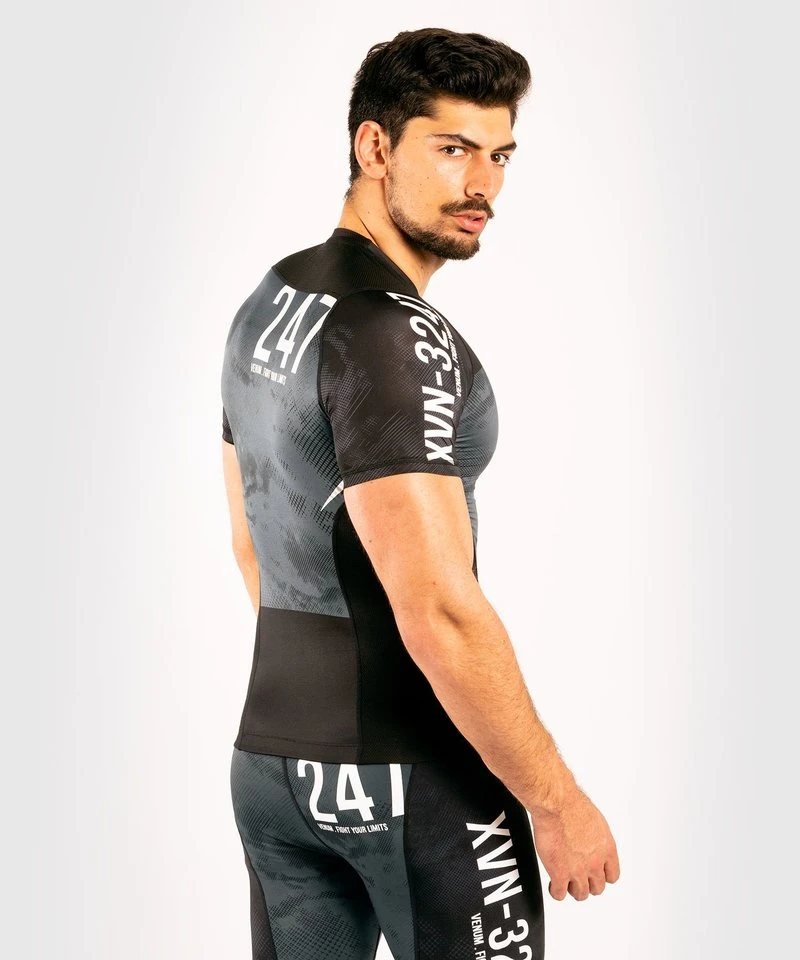 Venum SKY247 Rash Guard Korte Mouw Zwart Grijs - Image 6