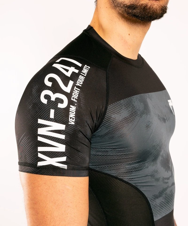 Venum SKY247 Rash Guard Korte Mouw Zwart Grijs - Image 7