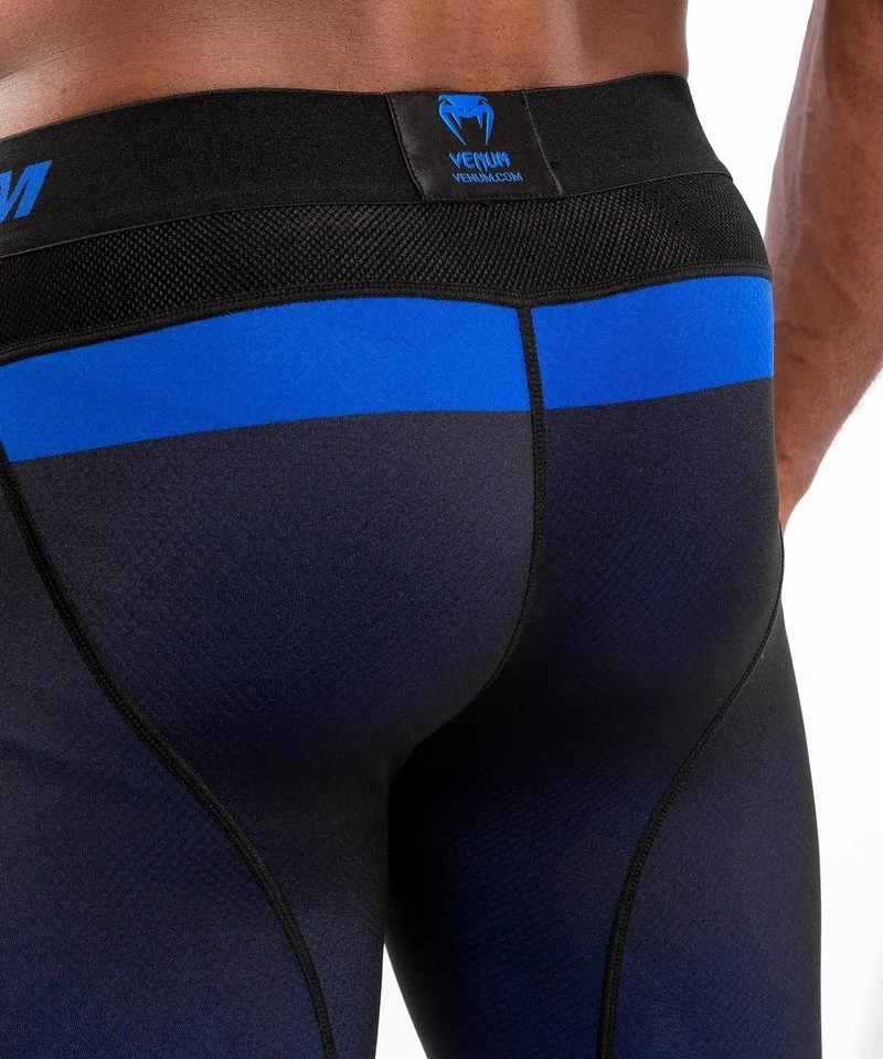 Venum Sportlegging No Gi 3.0 Compressiebroek Zwart Blauw - Image 3
