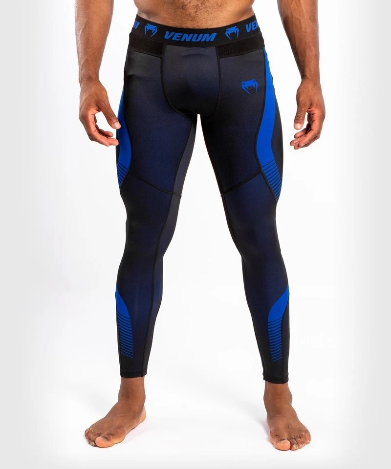 Venum Sportlegging No Gi 3.0 Compressiebroek Zwart Blauw - Image 4