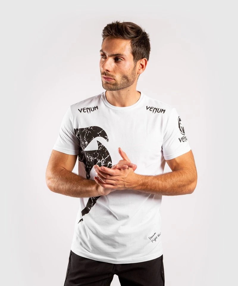 Venum T-shirt Giant Wit Zwart Venum Vechtsport Kleding - Image 2