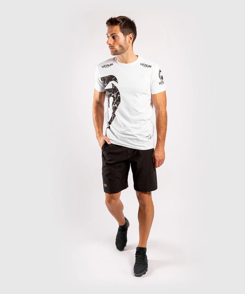 Venum T-shirt Giant Wit Zwart Venum Vechtsport Kleding - Image 4