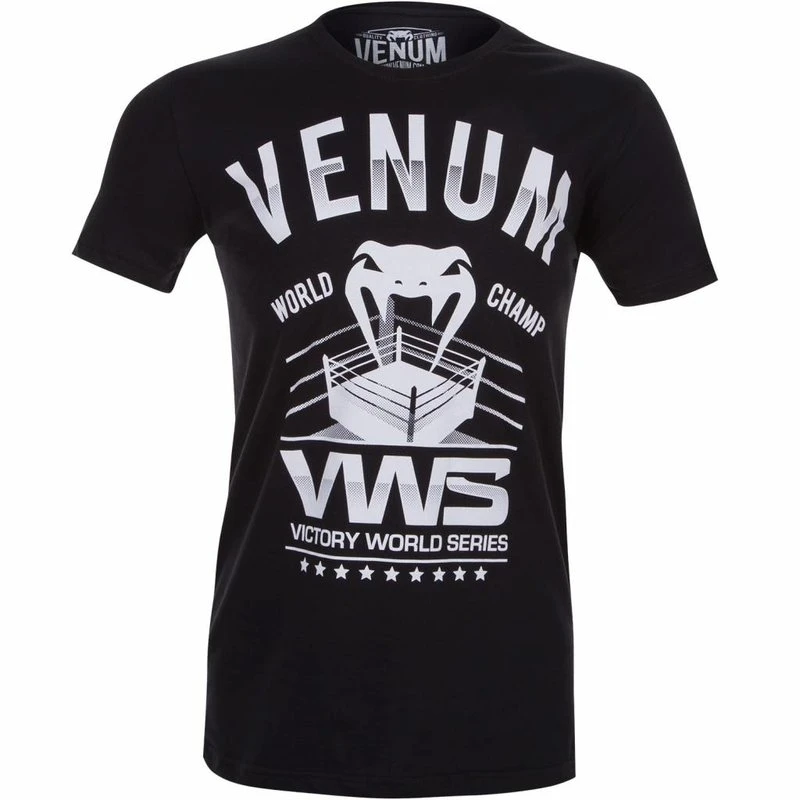 Venum Victory World Series T Shirt Zwart VWS - Image 5