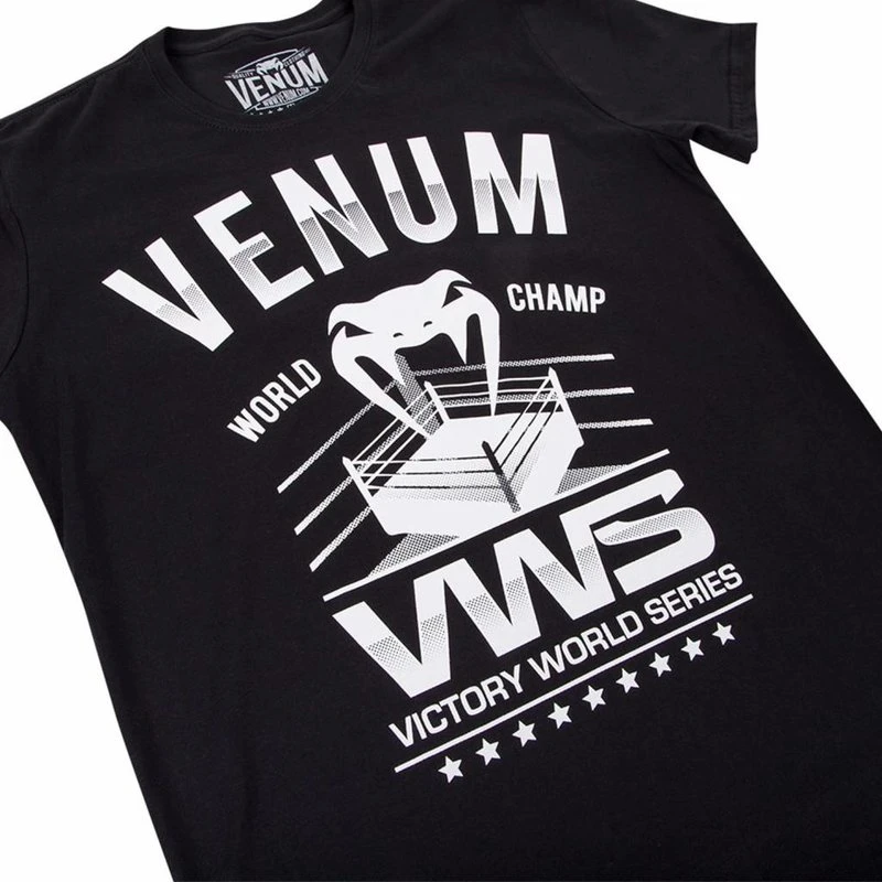 Venum Victory World Series T Shirt Zwart VWS