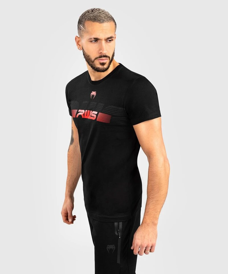 Venum X RWS Katoenen T-shirt Zwart Rood - Image 3
