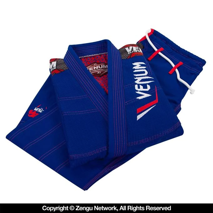 Venum Elite Jiu Jitsu Gi (Blue/Red) - Image 2