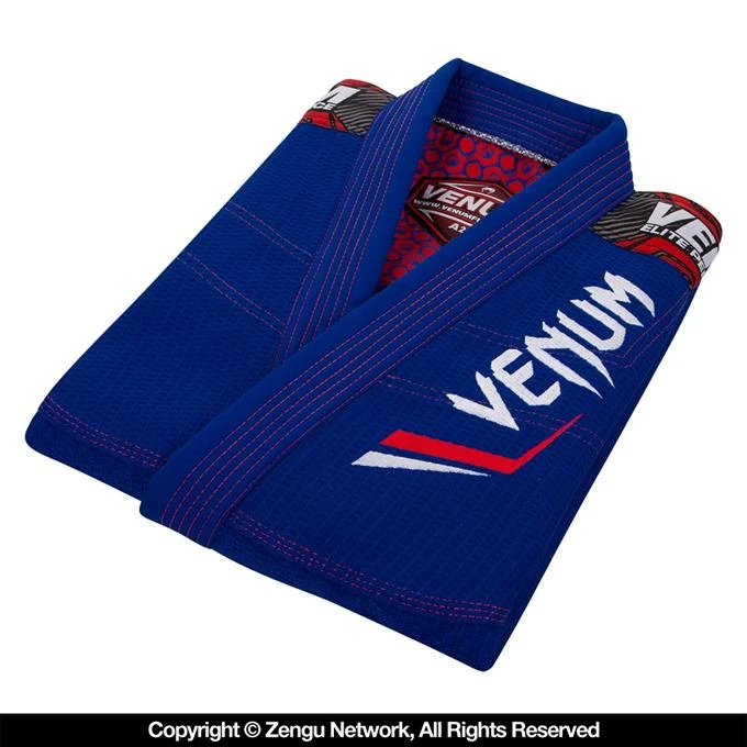 Venum Elite Jiu Jitsu Gi (Blue/Red) - Image 3